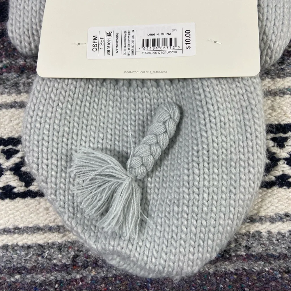 3/$12 NWT Cloud Island Baby Knit Sweater Animal Elephant Hat Beanie Diaper Cover